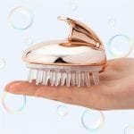 Crystal-Transparent-Silicone-Baby-Shampooing-Brush-Massage-Brush-Rose-Gold-4
