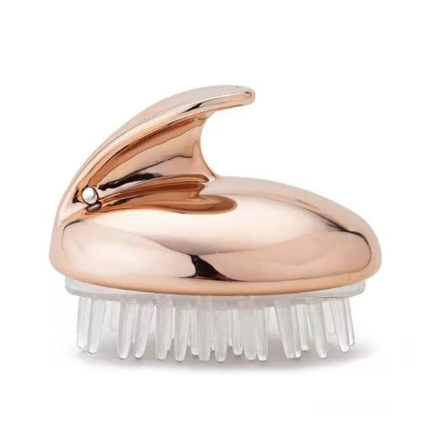 Crystal-Transparent-Silicone-Baby-Shampooing-Brush-Massage-Brush-Rose-Gold